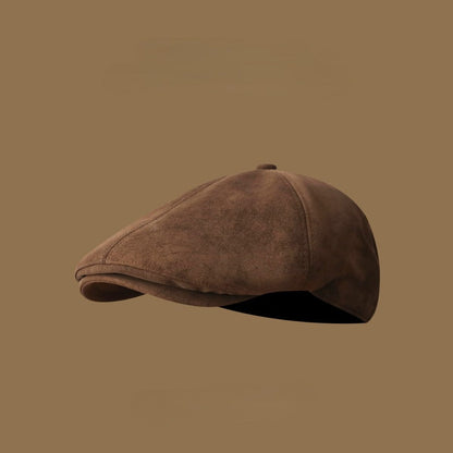 Devon | Men’s Premium Suede Newsboy Cap
