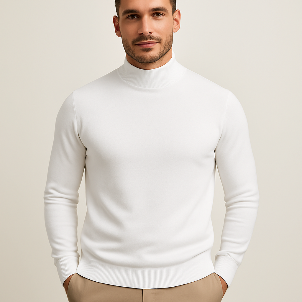 Drenie | Men’s Fitted Turtleneck Sweater