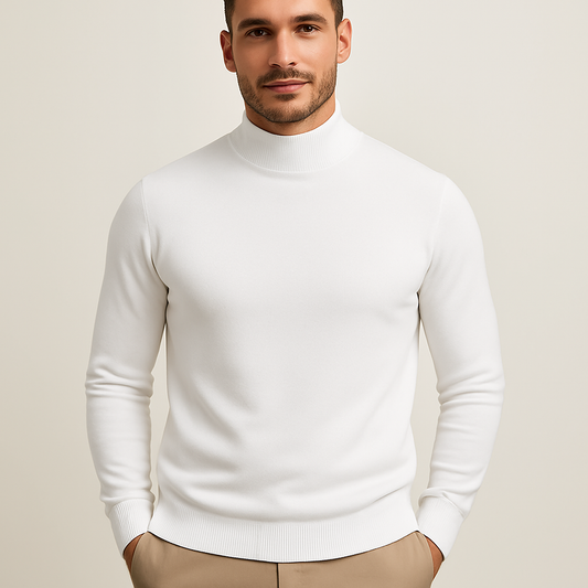 Drenie | Men’s Fitted Turtleneck Sweater