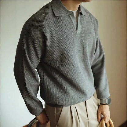 Ellin | Men’s Modern Knit Polo Shirt