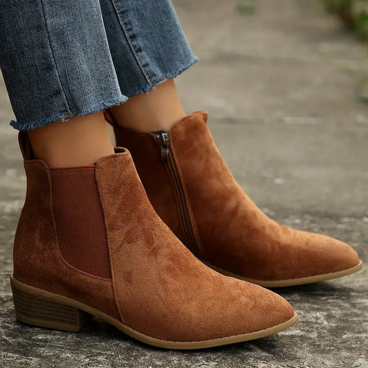 Eloisa | Women’s Anica Premium Suede Chelsea Boots