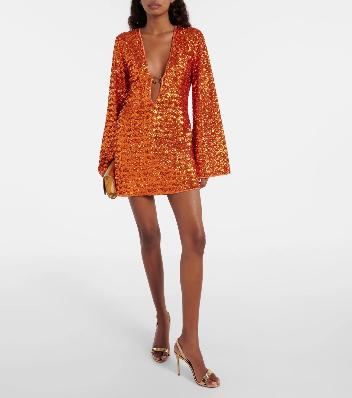 Elsie | Women’s Sequin Long Sleeve Mini Dress