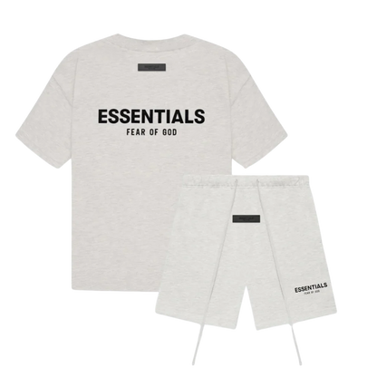 Essentials Short Set Cotton Oversized T-Shirt and Shorts Matching Set