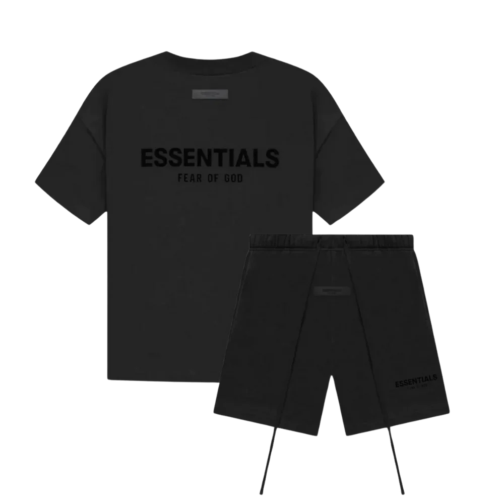 Essentials Short Set Cotton Oversized T-Shirt and Shorts Matching Set