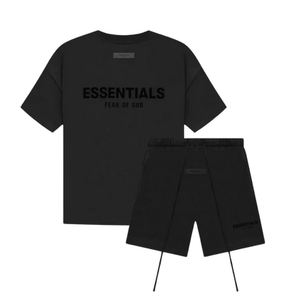 Essentials Short Set Cotton Oversized T-Shirt and Shorts Matching Set
