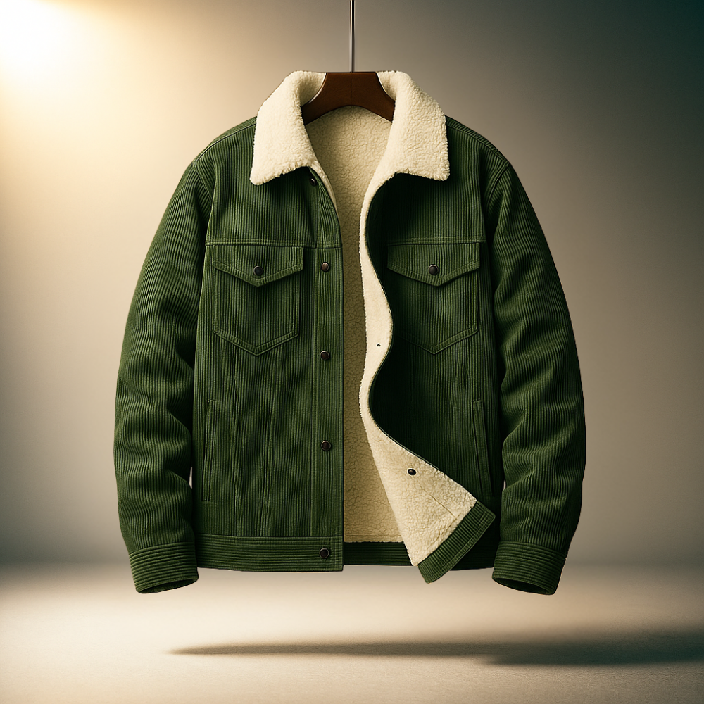 Gadiel | Men’s Corduroy Fleece-Lined Jacket