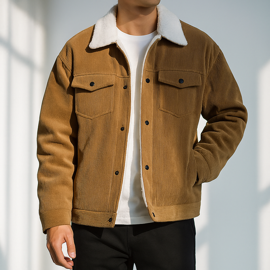 Gadiel | Men’s Corduroy Fleece-Lined Jacket