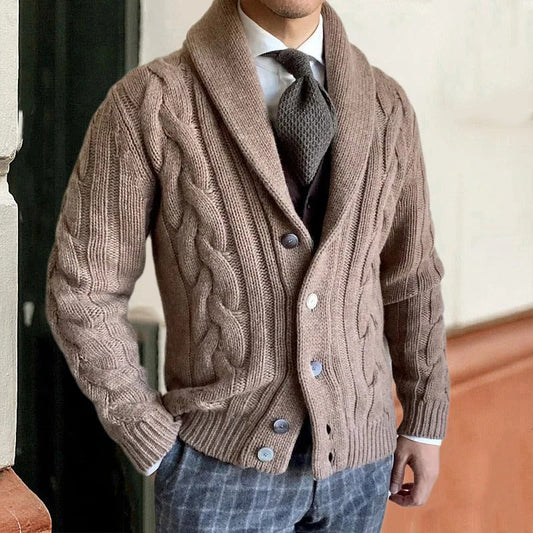Ganes | Men’s Knitted Winter Cardigan