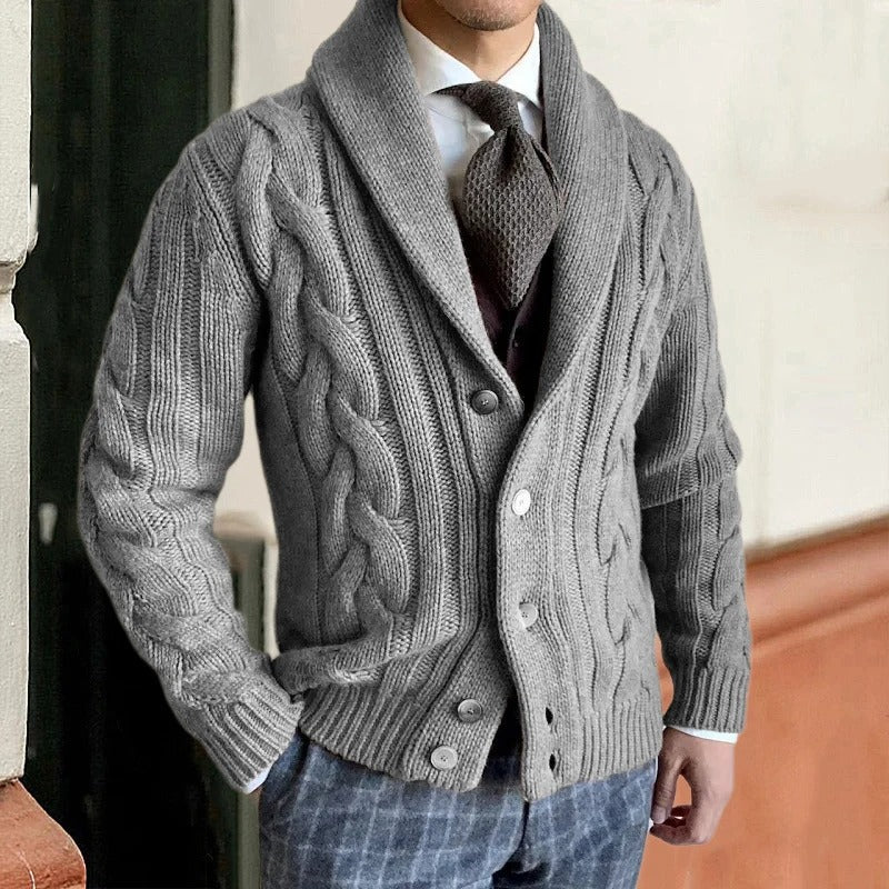 Ganes | Men’s Knitted Winter Cardigan