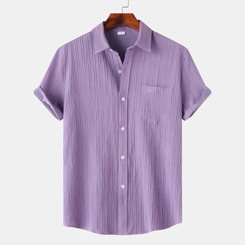Genaro | Men’s Summer Linen-Cotton Shirt