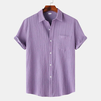 Genaro | Men’s Summer Linen-Cotton Shirt