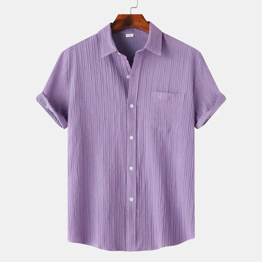Genaro | Men’s Summer Linen-Cotton Shirt