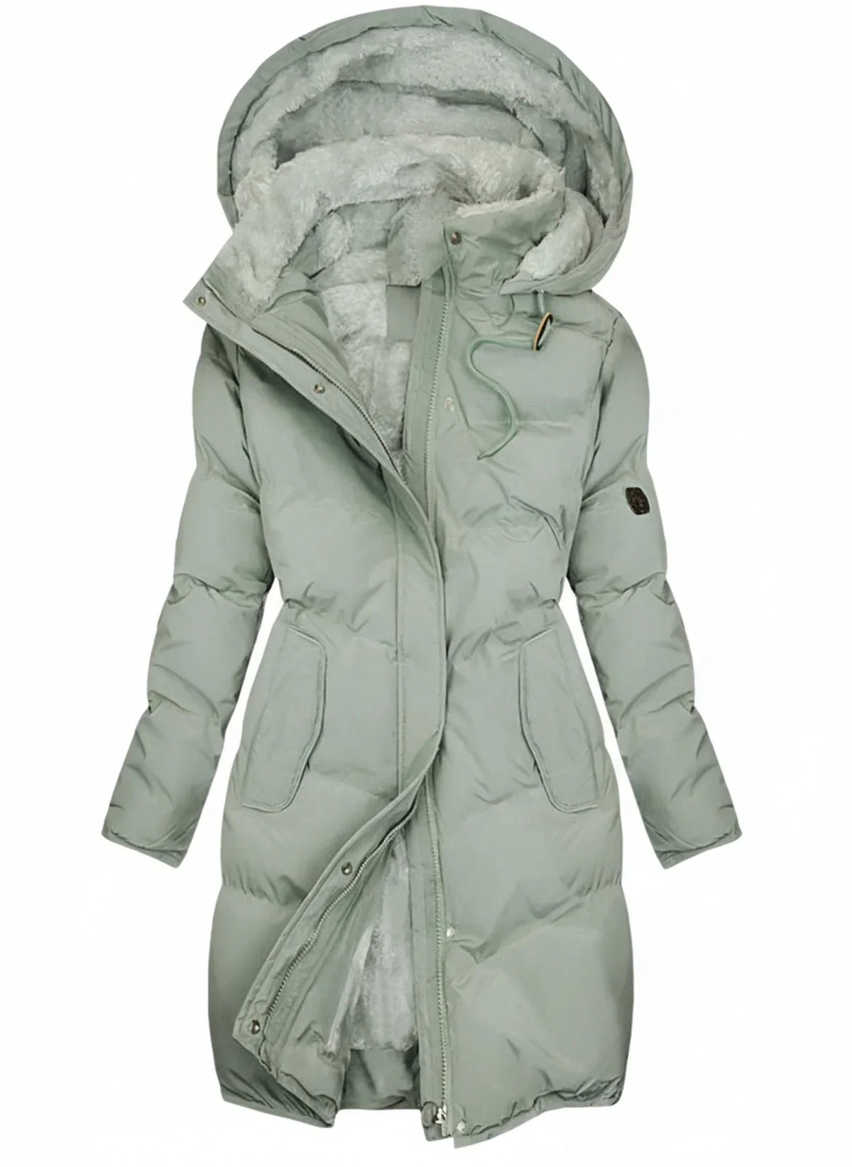 Gwenn | Women’s Hooded Long Puffer Jacket