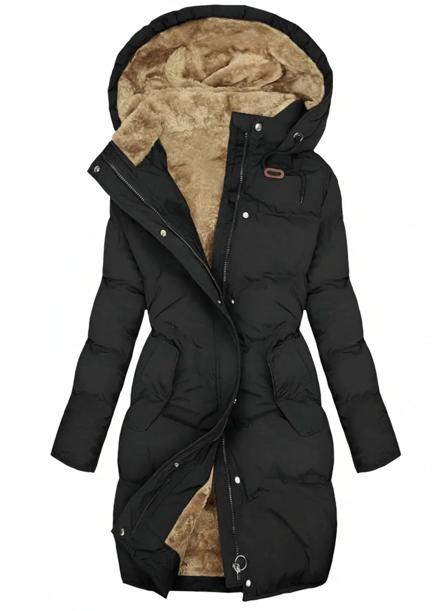 Gwenn | Women’s Hooded Long Puffer Jacket