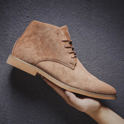 Nebula | Men’s Suede Lace-Up Chelsea Boots