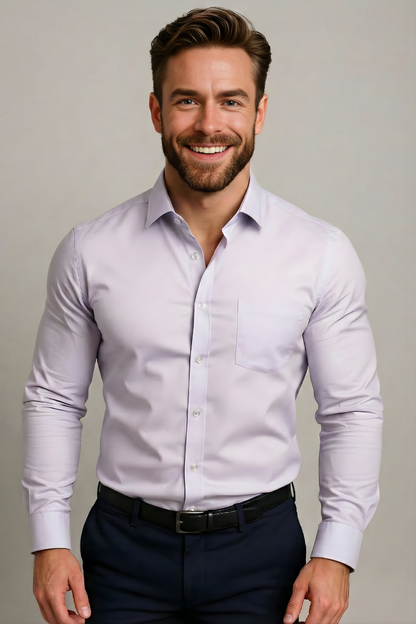 Gregor | Men’s Structured Wrinkle-Free Button-Up Shirt