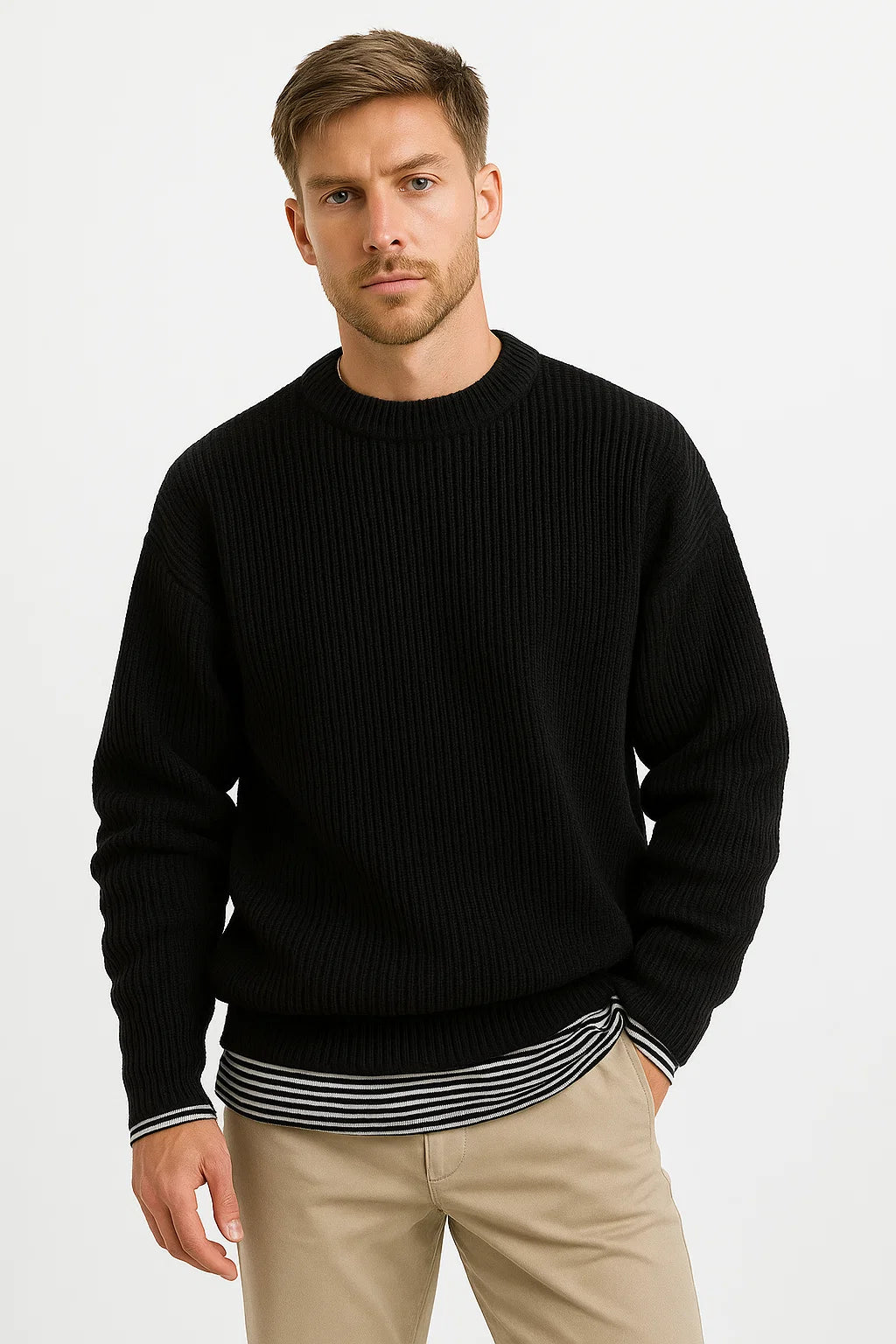 Haleya | Men’s Oversized Knitted Sweater