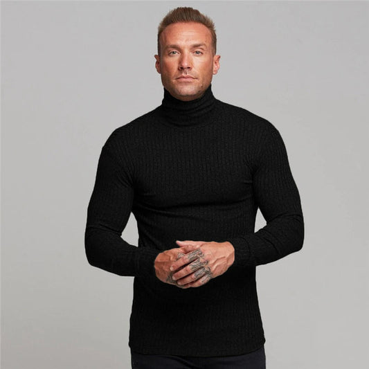 Hanafor | Men’s Turtleneck Sweater with Modern Design