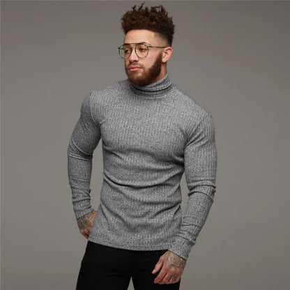 Hanafor | Men’s Turtleneck Sweater with Modern Design