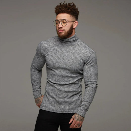Hanafor | Men’s Turtleneck Sweater with Modern Design