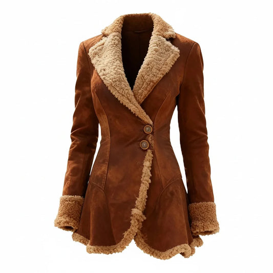 Hanney | Women’s Fur-Trim Fitted Coat