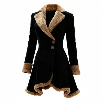 Hanney | Women’s Fur-Trim Fitted Coat