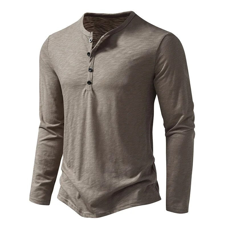 Henley | Men’s Cotton Henley Shirt
