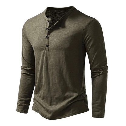 Henley | Men’s Cotton Henley Shirt