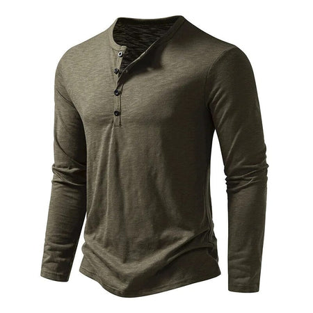 Henley | Men’s Cotton Henley Shirt