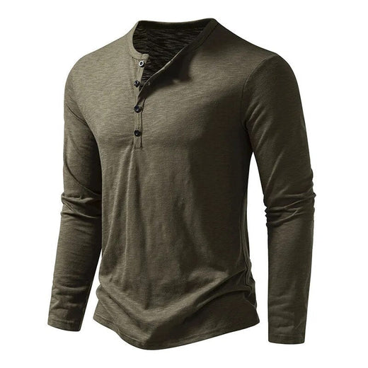 Henley | Men’s Cotton Henley Shirt
