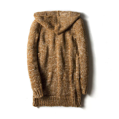Adler | Men’s Wool Blend Hooded Cardigan
