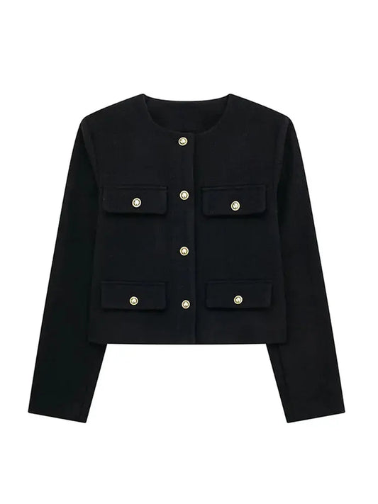 Hilda | Women’s Cropped Textured Jacket