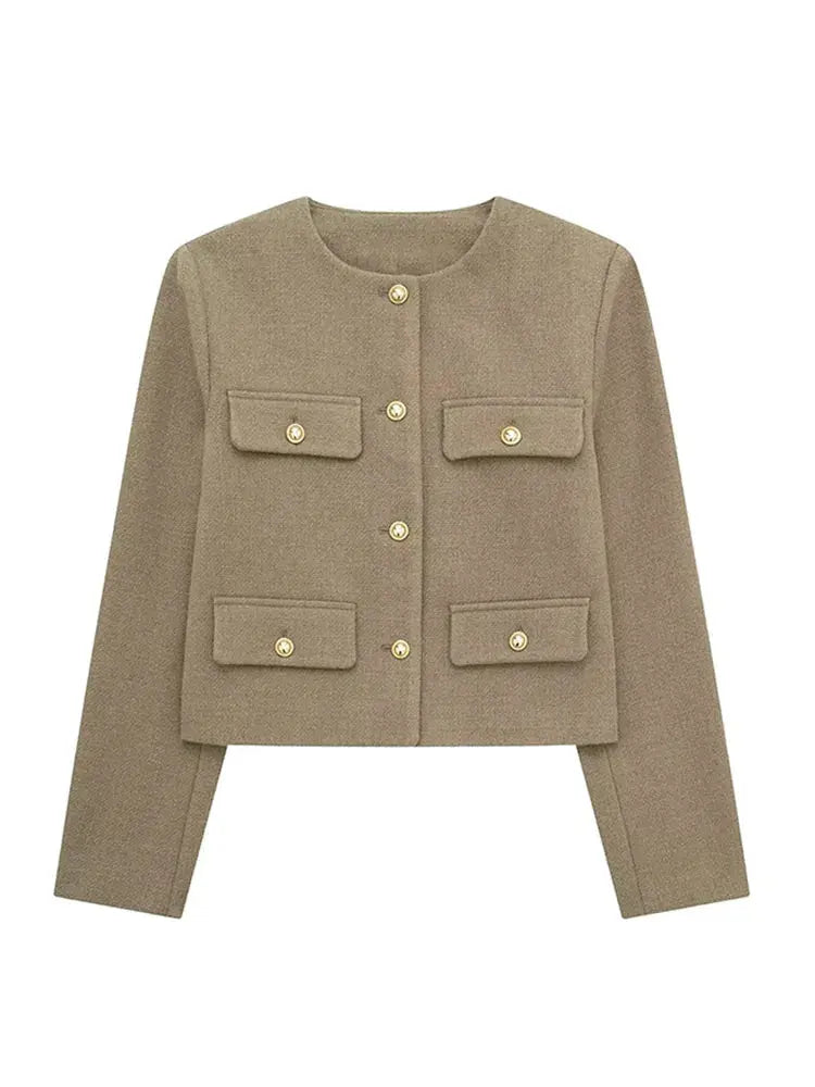 Hilda | Women’s Cropped Textured Jacket