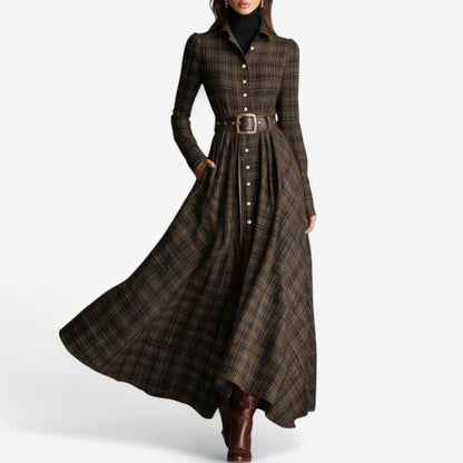 Jannali | Women's Long Sleeve Maxi Dress for Casual & Formal Wear 0
