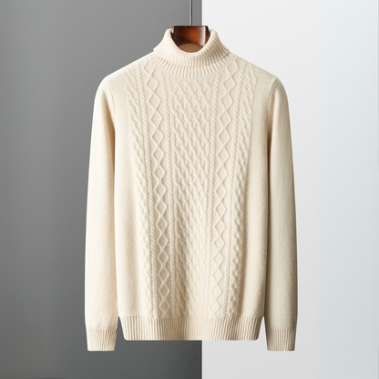 Jayman | Men’s Radcliffe Merino Wool Turtleneck