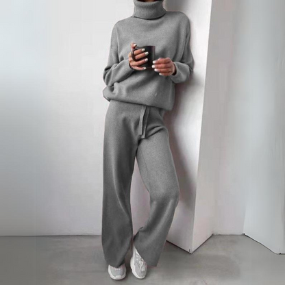 Karina Women's Loungewear Set | Turtleneck and Long Pants 3