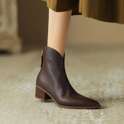 Kayleah | Women’s Premium Leather Ankle Boots