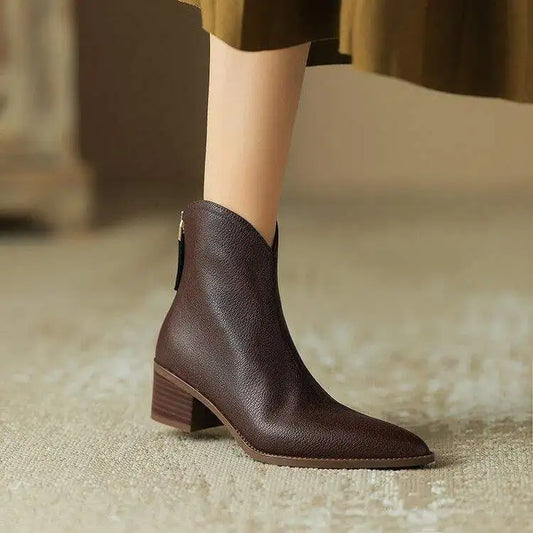 Kayleah | Women’s Premium Leather Ankle Boots