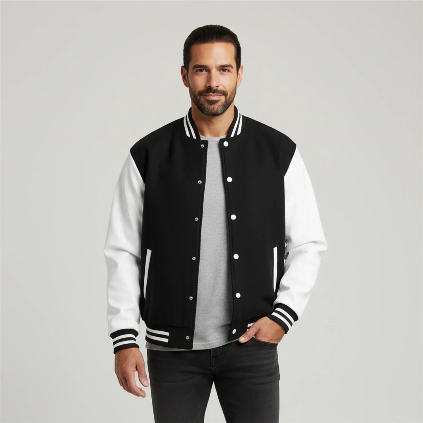 Larrison | Men’s Varsity Color Block Jacket
