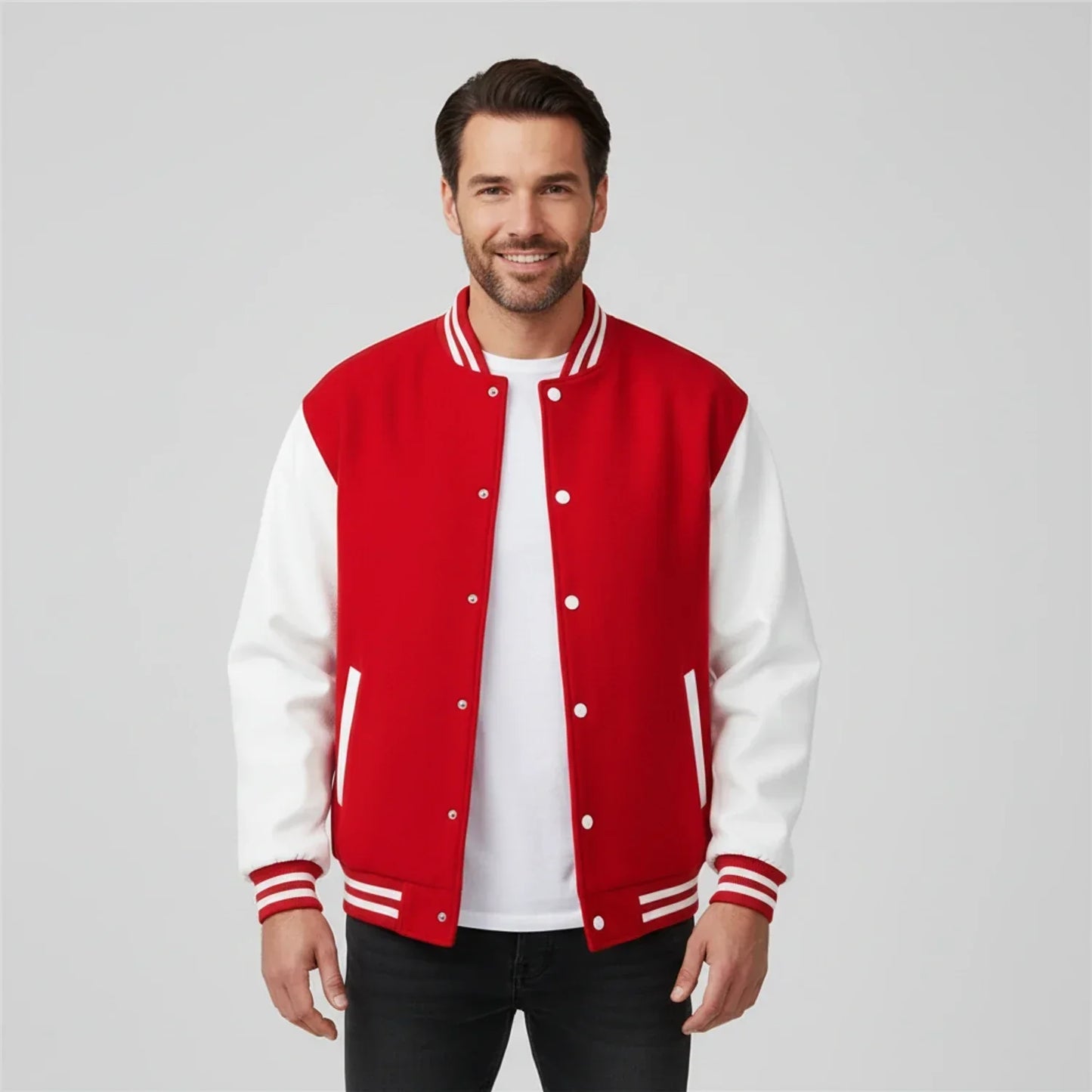Larrison | Men’s Varsity Color Block Jacket