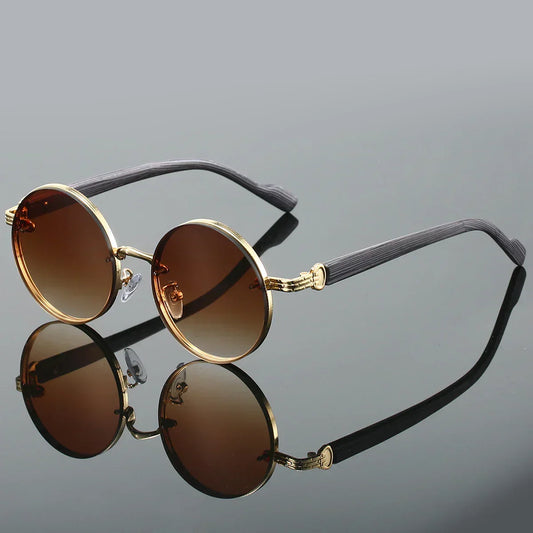 Limo | Men’s Retro Circular Gradient Sunglasses