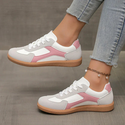 Lindy | Women’s Vintage Leather Gum Sole Sneakers