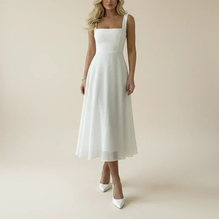 Luniera | Women’s Sleeveless A-Line Midi Dress