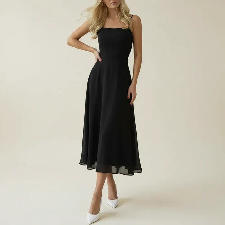 Luniera | Women’s Sleeveless A-Line Midi Dress