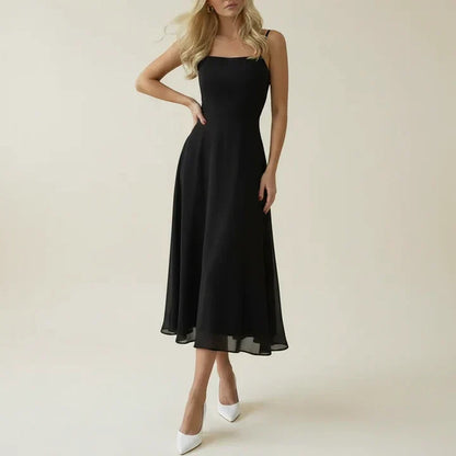 Luniera | Women’s Sleeveless A-Line Midi Dress