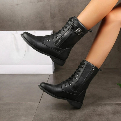 Mafie | Women’s Leather Lace-Up Boots