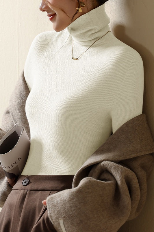 Magnolia | Women’s High Neck Slim Fit Knit Top