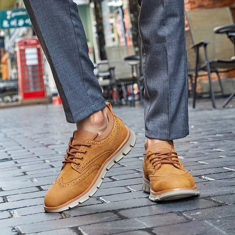 Mav | Men’s Premium Suede Casual Sneakers