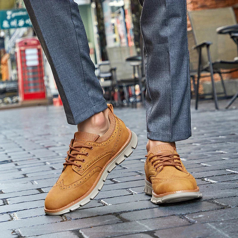 Mav | Men’s Premium Suede Casual Sneakers