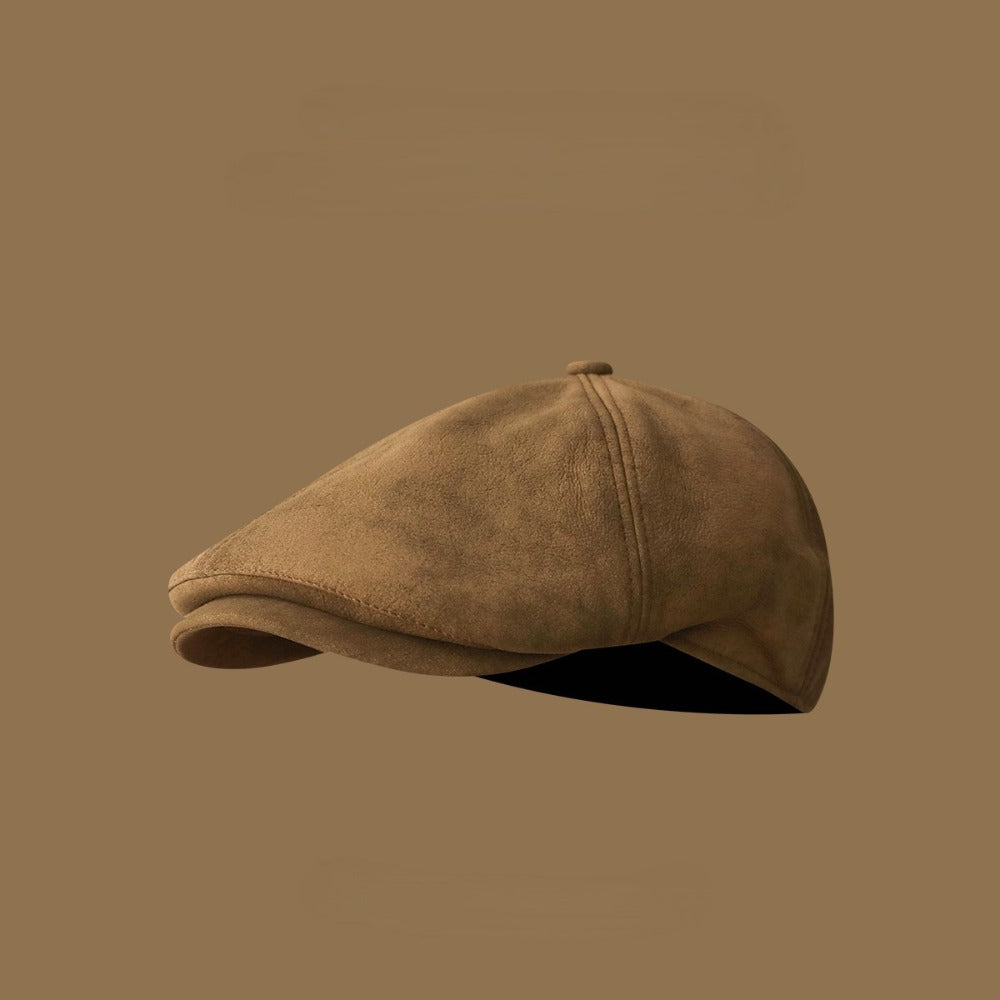 Devon | Men’s Premium Suede Newsboy Cap